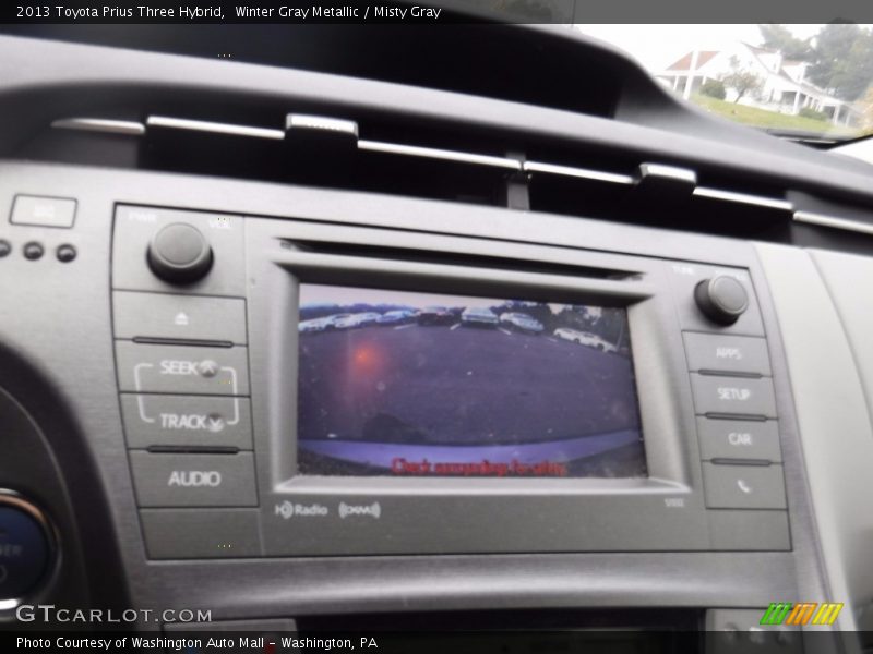 Winter Gray Metallic / Misty Gray 2013 Toyota Prius Three Hybrid