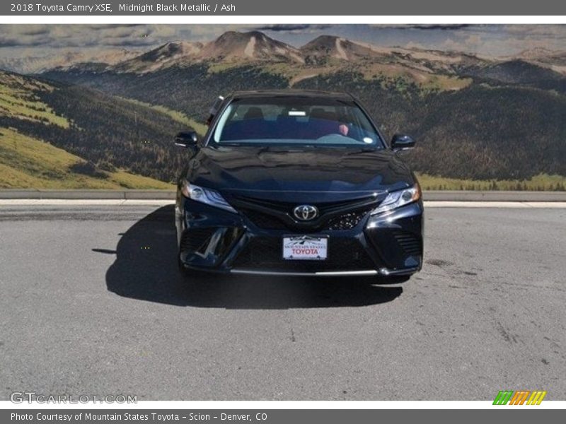 Midnight Black Metallic / Ash 2018 Toyota Camry XSE