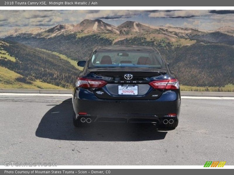 Midnight Black Metallic / Ash 2018 Toyota Camry XSE