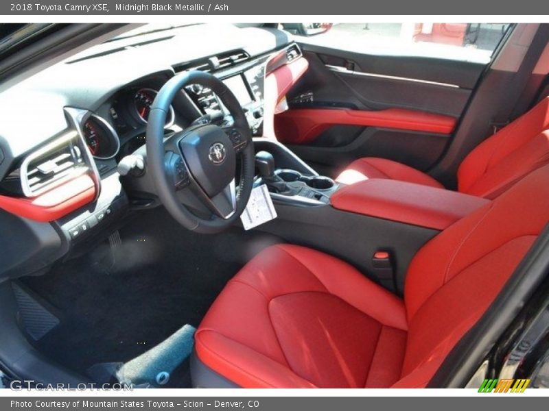 Midnight Black Metallic / Ash 2018 Toyota Camry XSE