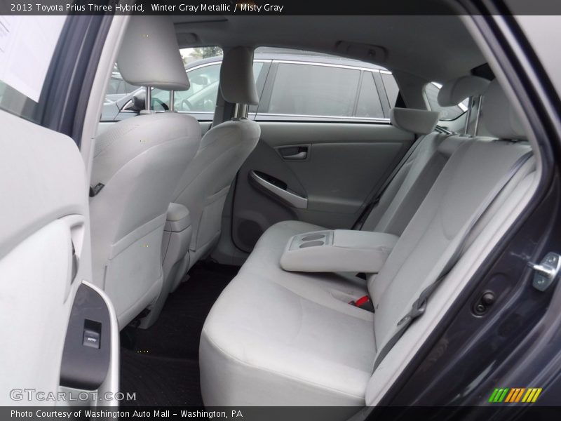 Winter Gray Metallic / Misty Gray 2013 Toyota Prius Three Hybrid