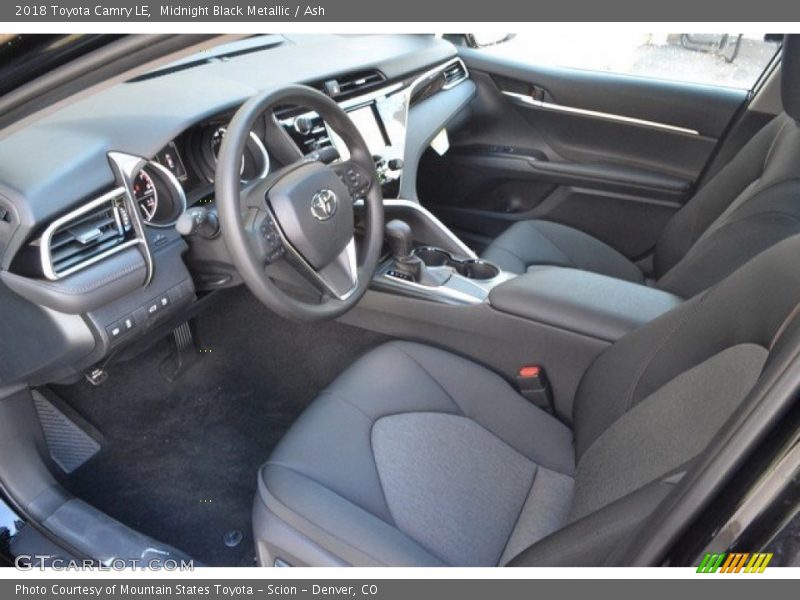 Midnight Black Metallic / Ash 2018 Toyota Camry LE