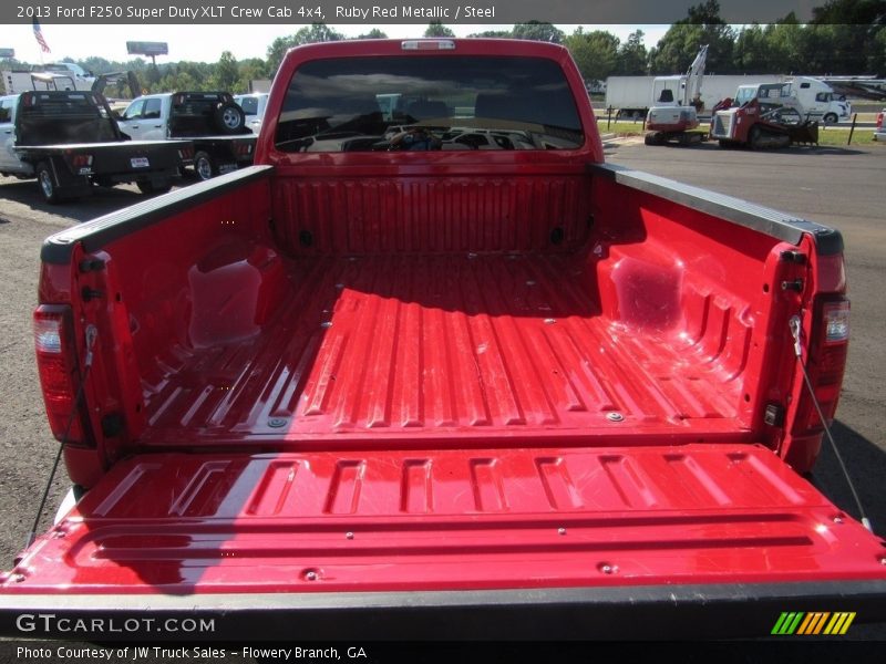 Ruby Red Metallic / Steel 2013 Ford F250 Super Duty XLT Crew Cab 4x4