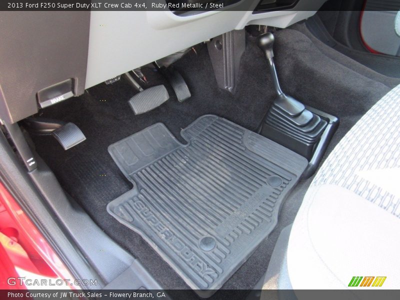 Ruby Red Metallic / Steel 2013 Ford F250 Super Duty XLT Crew Cab 4x4