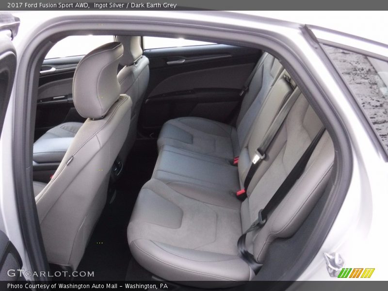 Ingot Silver / Dark Earth Grey 2017 Ford Fusion Sport AWD