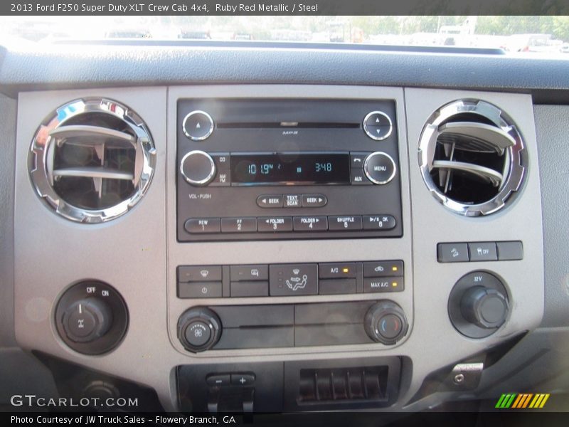 Ruby Red Metallic / Steel 2013 Ford F250 Super Duty XLT Crew Cab 4x4