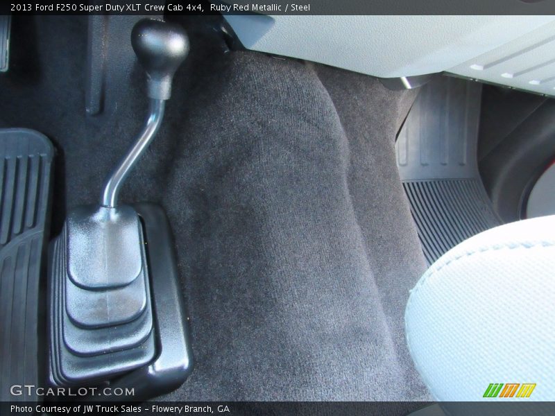 Ruby Red Metallic / Steel 2013 Ford F250 Super Duty XLT Crew Cab 4x4
