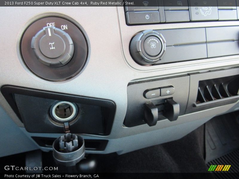 Ruby Red Metallic / Steel 2013 Ford F250 Super Duty XLT Crew Cab 4x4