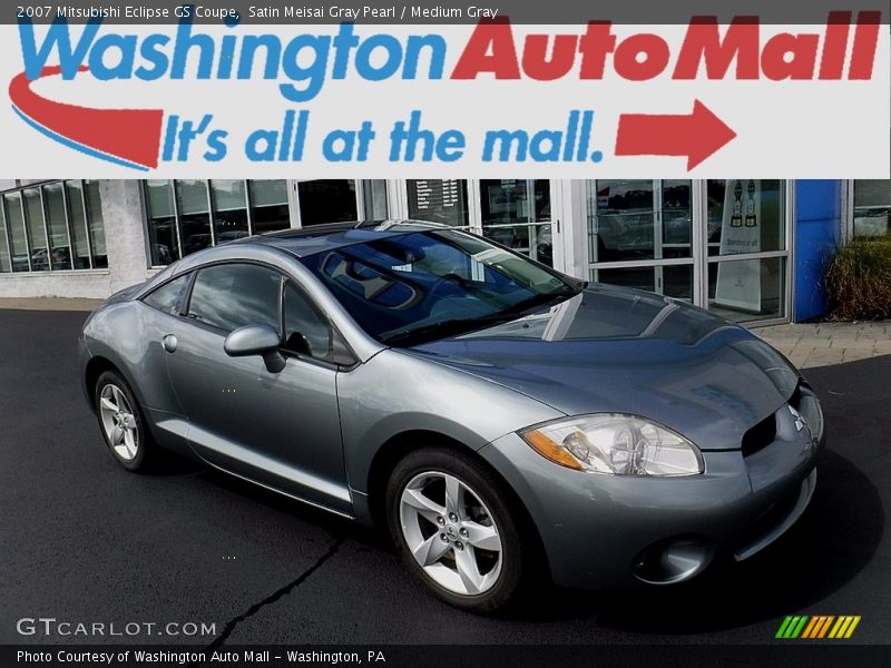 Satin Meisai Gray Pearl / Medium Gray 2007 Mitsubishi Eclipse GS Coupe