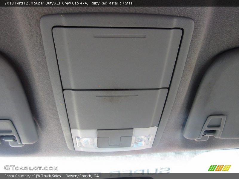 Ruby Red Metallic / Steel 2013 Ford F250 Super Duty XLT Crew Cab 4x4