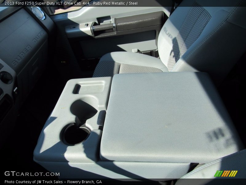 Ruby Red Metallic / Steel 2013 Ford F250 Super Duty XLT Crew Cab 4x4