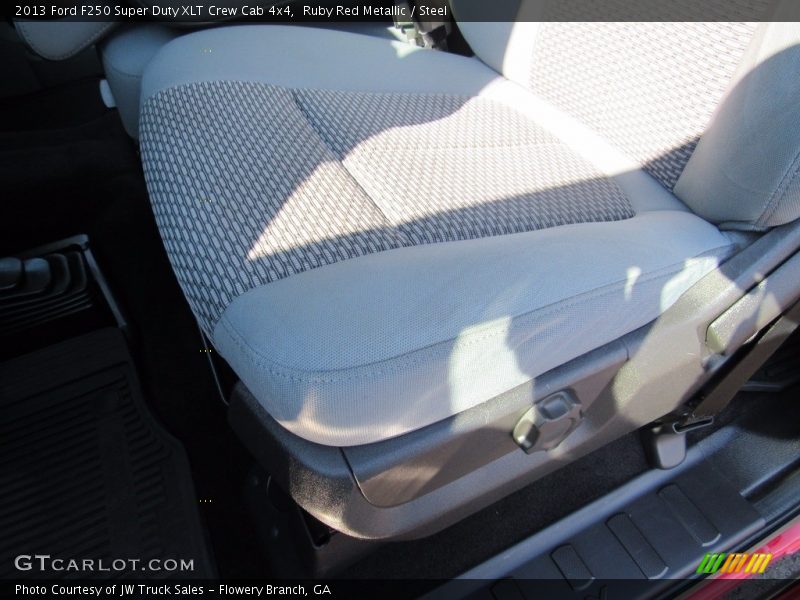 Ruby Red Metallic / Steel 2013 Ford F250 Super Duty XLT Crew Cab 4x4