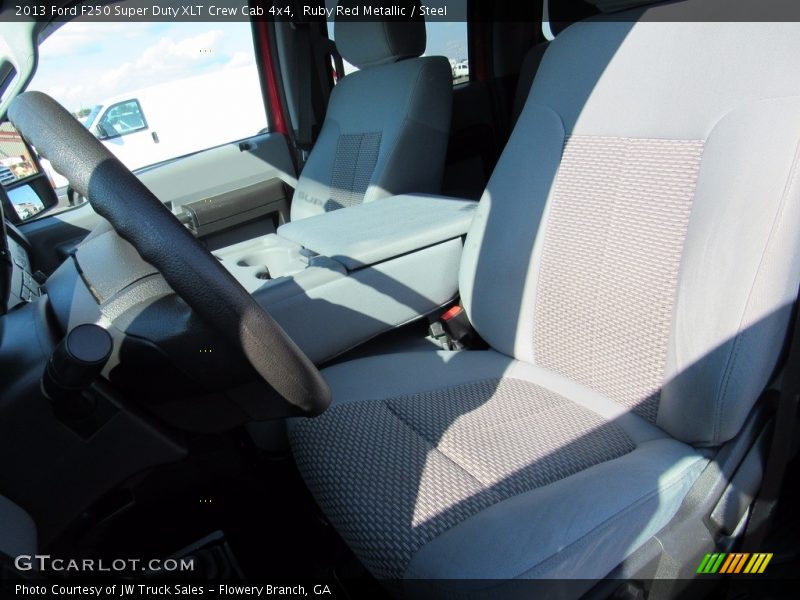 Ruby Red Metallic / Steel 2013 Ford F250 Super Duty XLT Crew Cab 4x4
