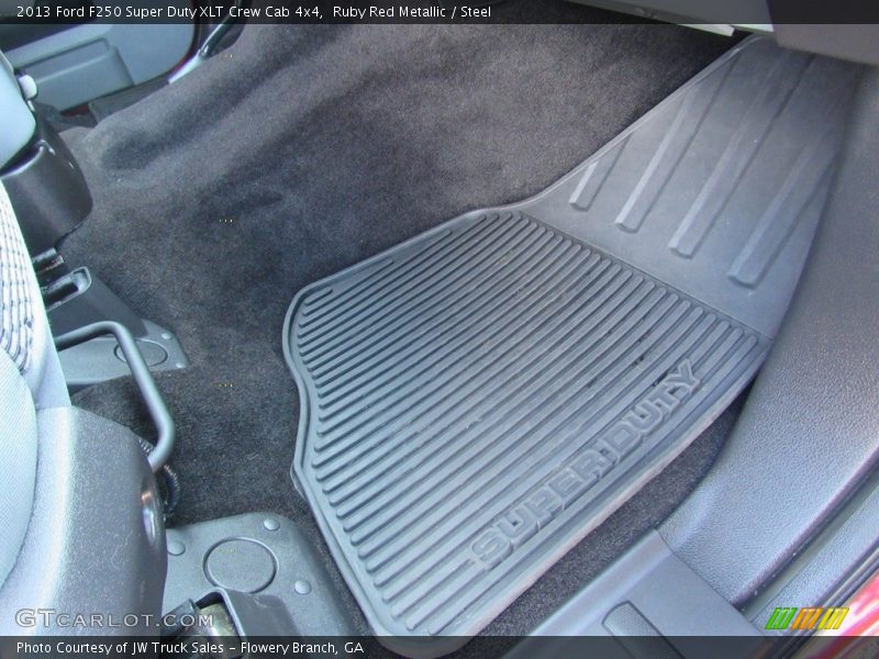 Ruby Red Metallic / Steel 2013 Ford F250 Super Duty XLT Crew Cab 4x4