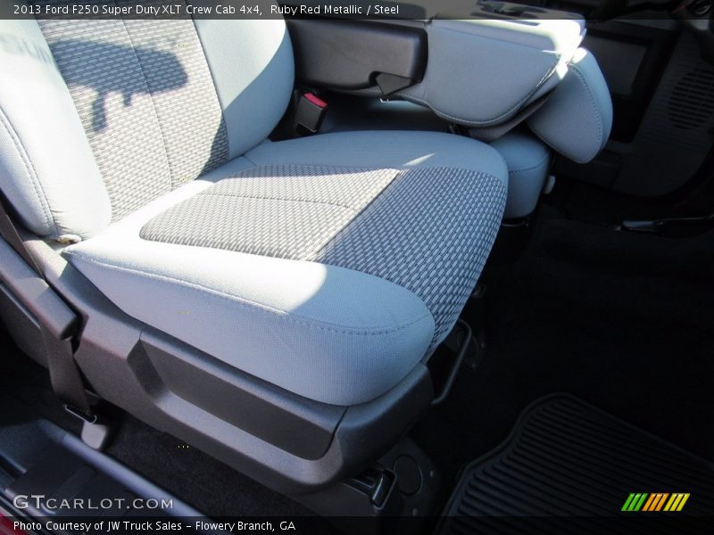 Ruby Red Metallic / Steel 2013 Ford F250 Super Duty XLT Crew Cab 4x4