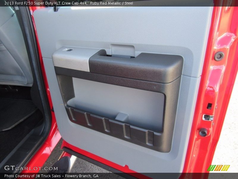 Ruby Red Metallic / Steel 2013 Ford F250 Super Duty XLT Crew Cab 4x4