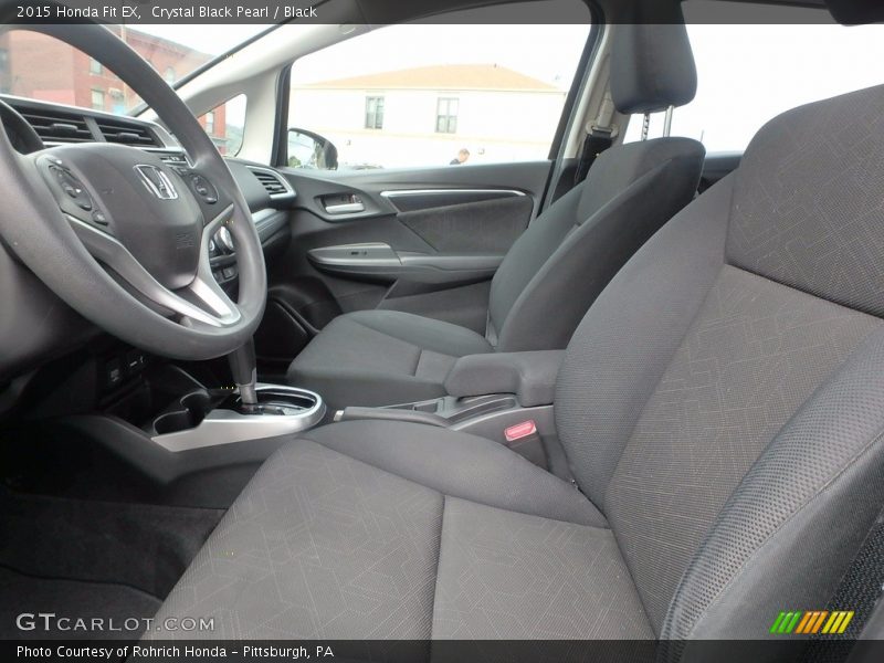 Crystal Black Pearl / Black 2015 Honda Fit EX