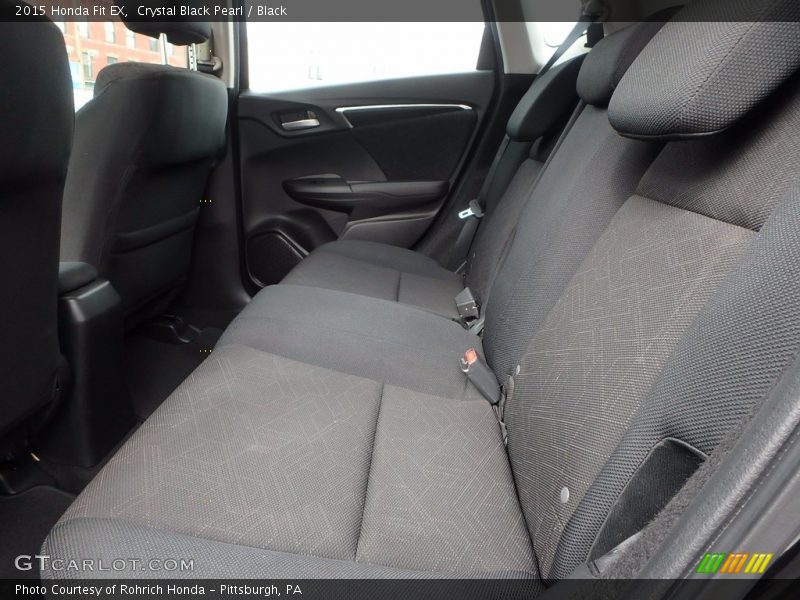 Crystal Black Pearl / Black 2015 Honda Fit EX