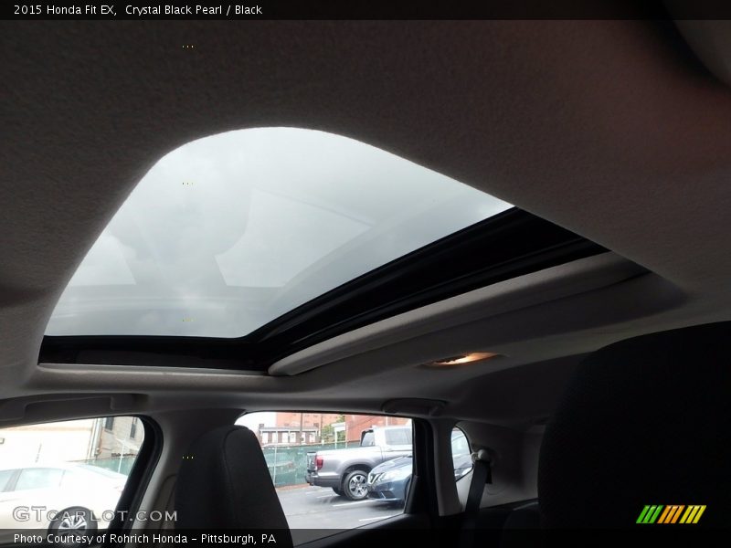 Crystal Black Pearl / Black 2015 Honda Fit EX