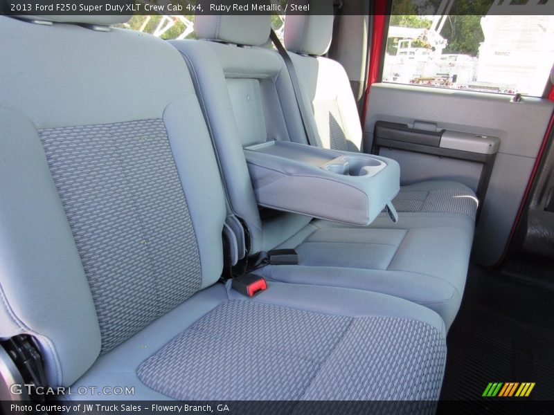 Ruby Red Metallic / Steel 2013 Ford F250 Super Duty XLT Crew Cab 4x4