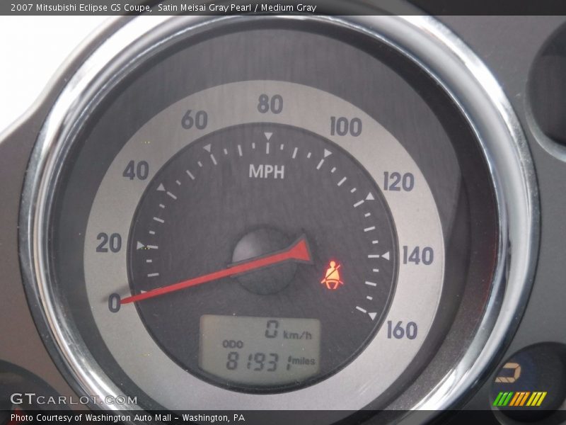Satin Meisai Gray Pearl / Medium Gray 2007 Mitsubishi Eclipse GS Coupe