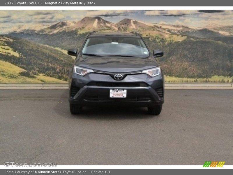 Magnetic Gray Metallic / Black 2017 Toyota RAV4 LE