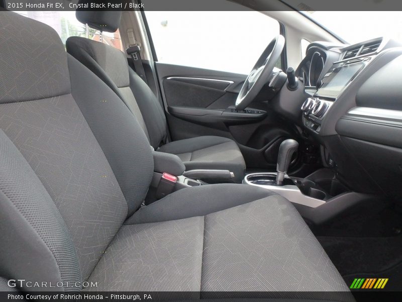 Crystal Black Pearl / Black 2015 Honda Fit EX