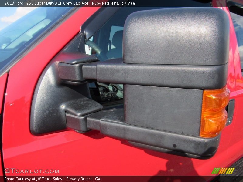 Ruby Red Metallic / Steel 2013 Ford F250 Super Duty XLT Crew Cab 4x4