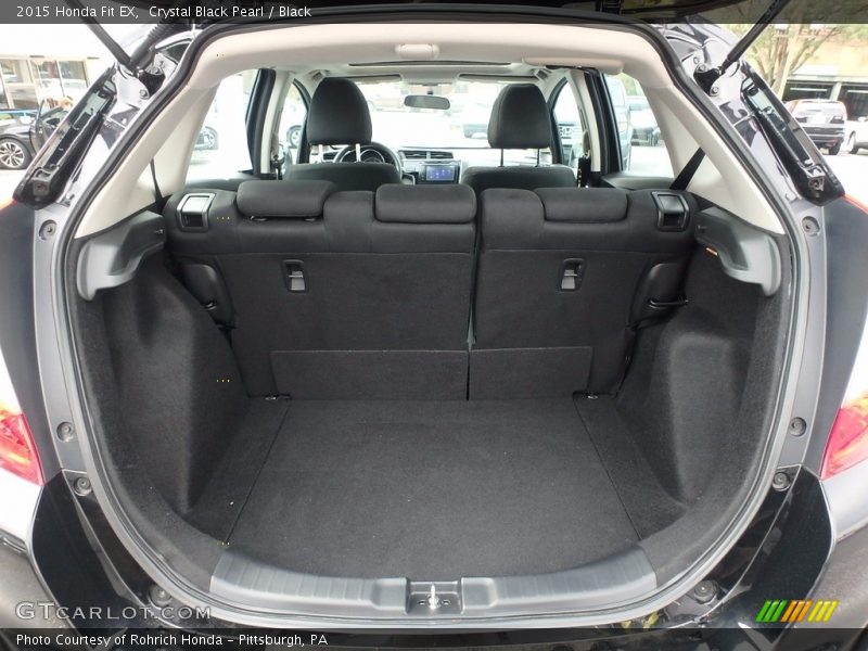 Crystal Black Pearl / Black 2015 Honda Fit EX