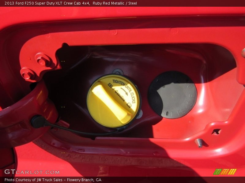 Ruby Red Metallic / Steel 2013 Ford F250 Super Duty XLT Crew Cab 4x4