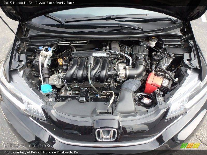 Crystal Black Pearl / Black 2015 Honda Fit EX