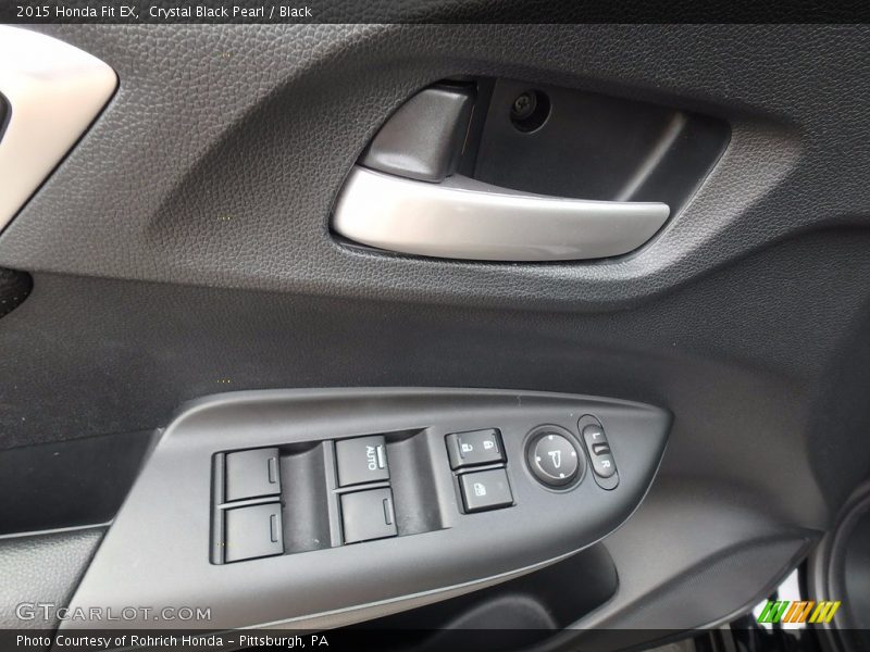 Crystal Black Pearl / Black 2015 Honda Fit EX