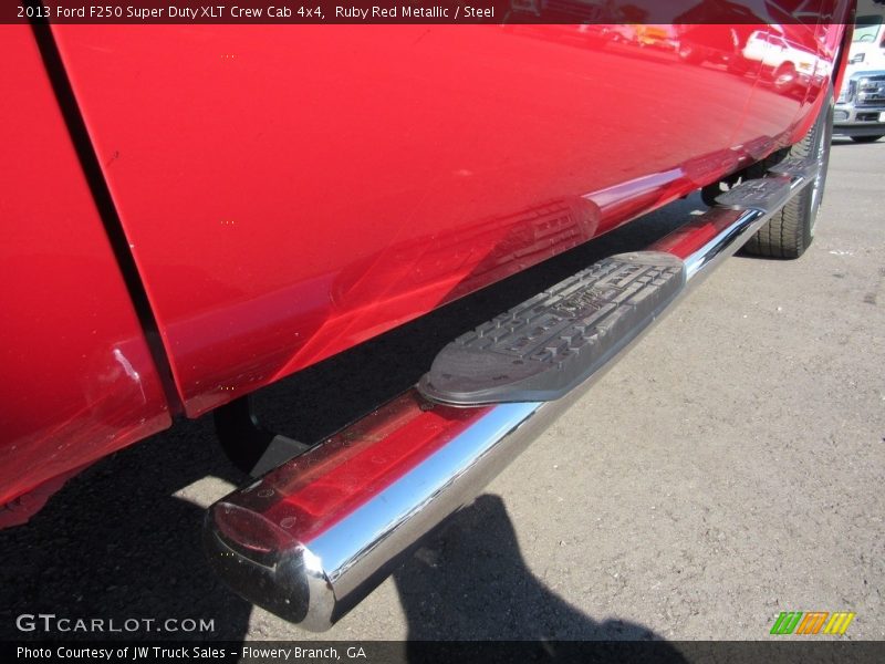 Ruby Red Metallic / Steel 2013 Ford F250 Super Duty XLT Crew Cab 4x4