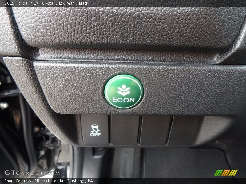 Crystal Black Pearl / Black 2015 Honda Fit EX