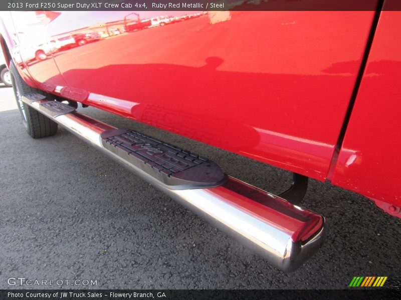 Ruby Red Metallic / Steel 2013 Ford F250 Super Duty XLT Crew Cab 4x4