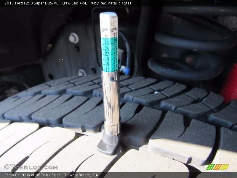 Ruby Red Metallic / Steel 2013 Ford F250 Super Duty XLT Crew Cab 4x4