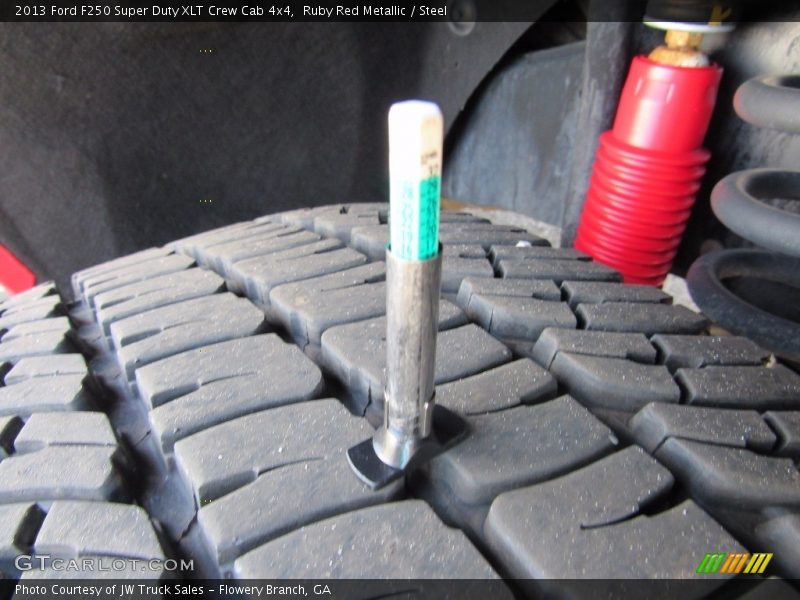 Ruby Red Metallic / Steel 2013 Ford F250 Super Duty XLT Crew Cab 4x4