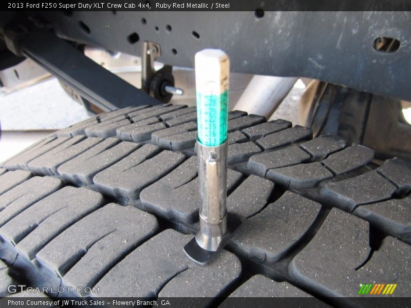 Ruby Red Metallic / Steel 2013 Ford F250 Super Duty XLT Crew Cab 4x4