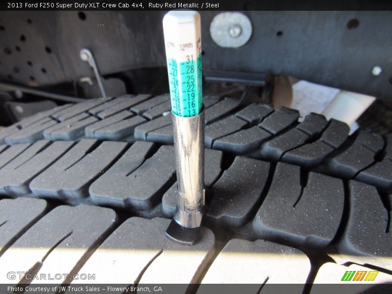 Ruby Red Metallic / Steel 2013 Ford F250 Super Duty XLT Crew Cab 4x4