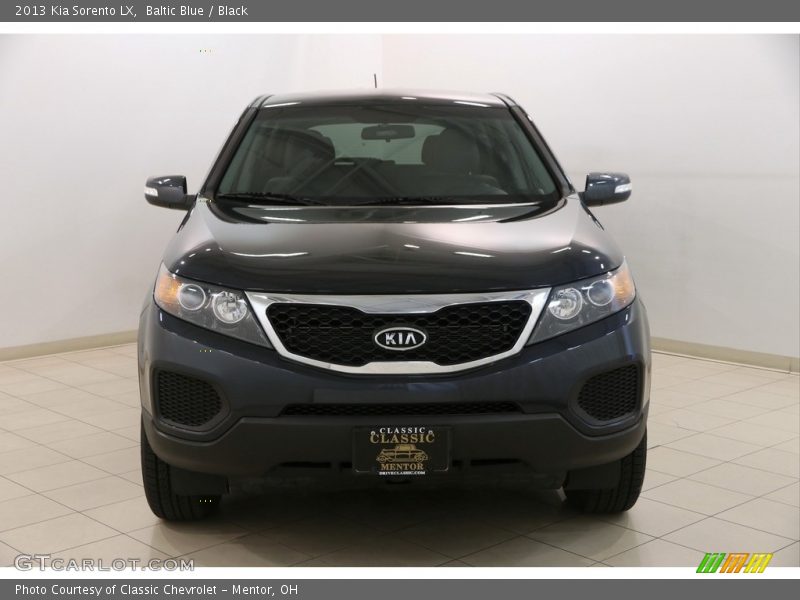 Baltic Blue / Black 2013 Kia Sorento LX