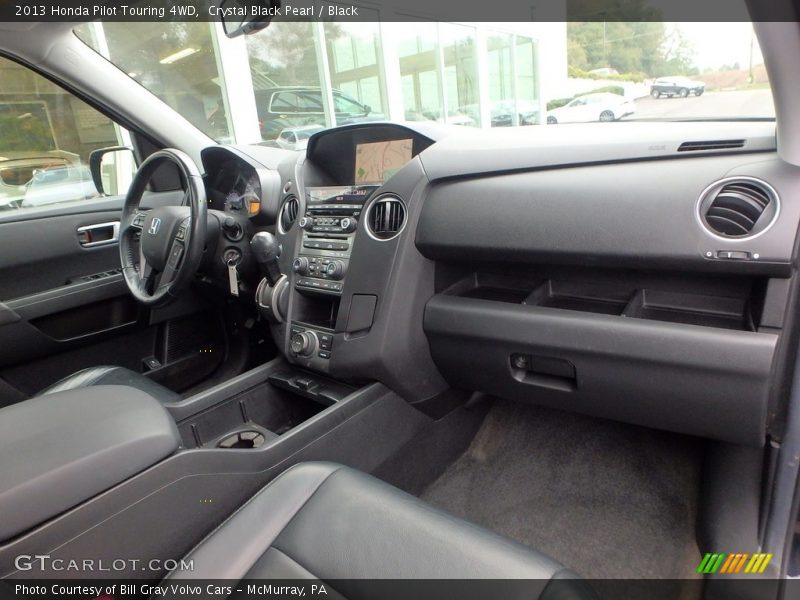 Crystal Black Pearl / Black 2013 Honda Pilot Touring 4WD