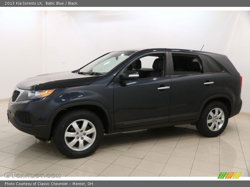 Baltic Blue / Black 2013 Kia Sorento LX