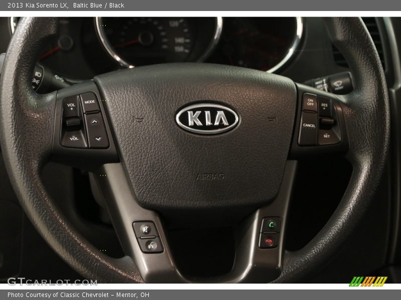 Baltic Blue / Black 2013 Kia Sorento LX