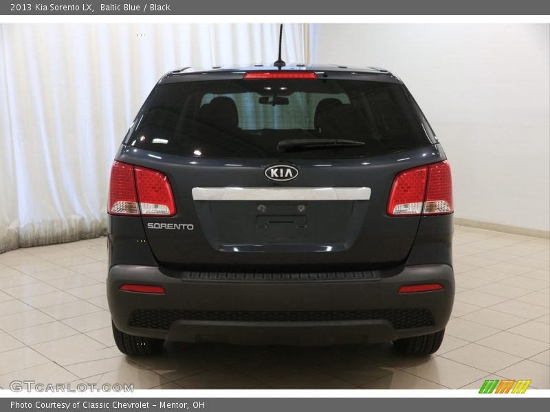 Baltic Blue / Black 2013 Kia Sorento LX