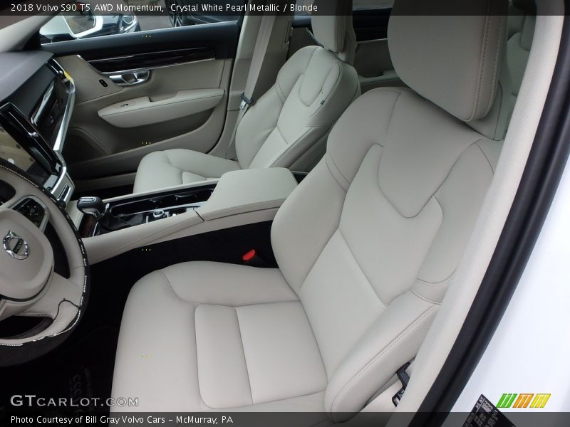  2018 S90 T5 AWD Momentum Blonde Interior