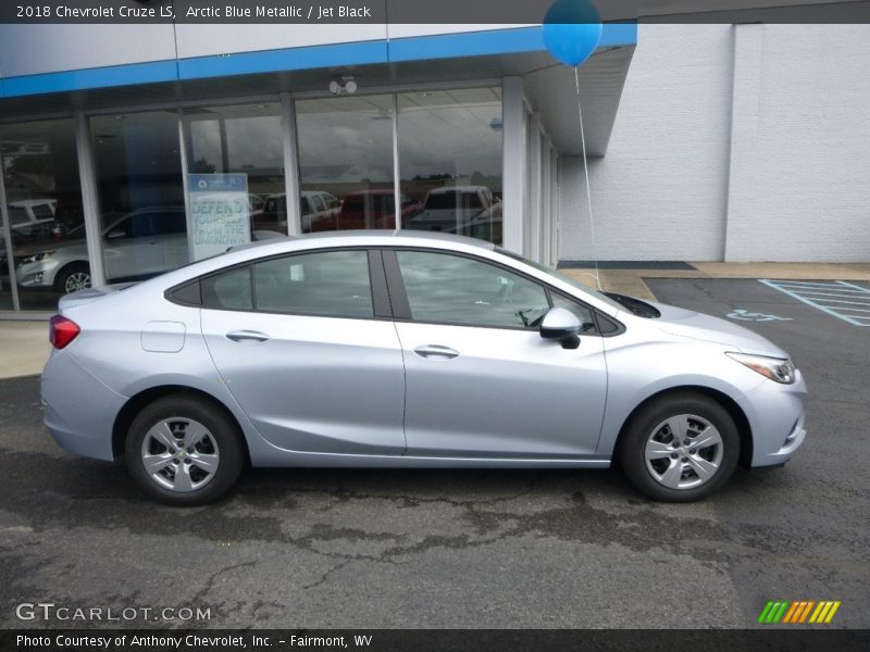 Arctic Blue Metallic / Jet Black 2018 Chevrolet Cruze LS