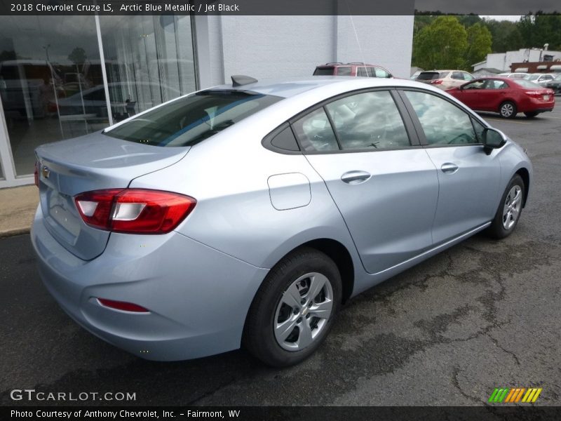 Arctic Blue Metallic / Jet Black 2018 Chevrolet Cruze LS