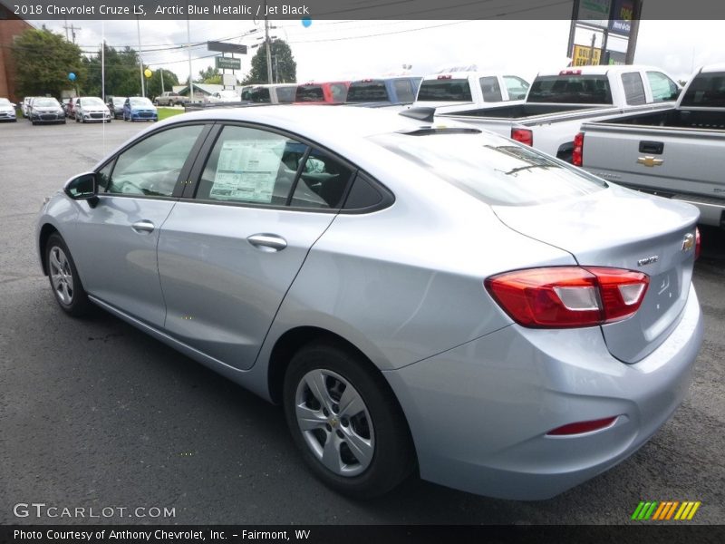 Arctic Blue Metallic / Jet Black 2018 Chevrolet Cruze LS