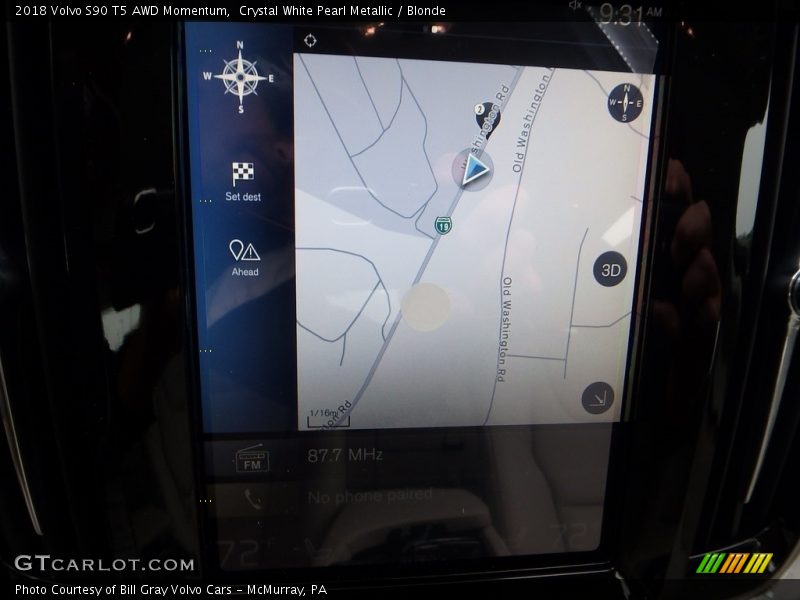 Navigation of 2018 S90 T5 AWD Momentum