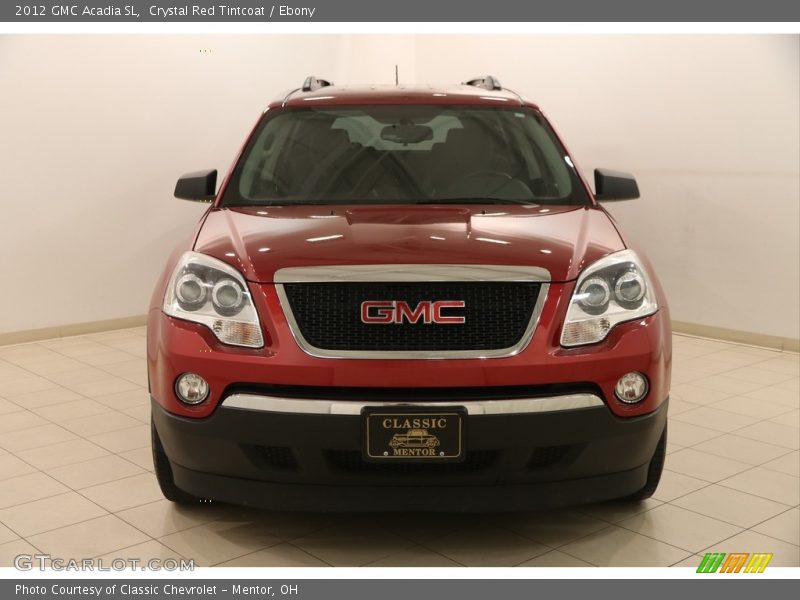 Crystal Red Tintcoat / Ebony 2012 GMC Acadia SL